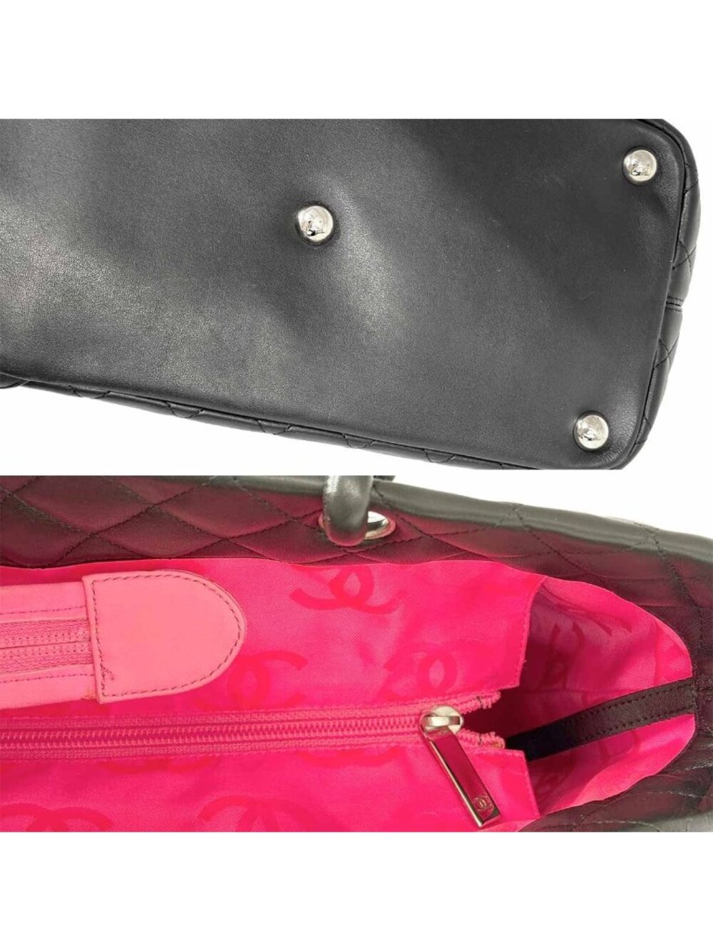 Chanel Cambon Line Large Tote Calfskin Black - Picture 9 of 10